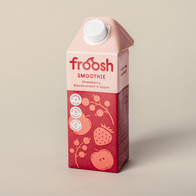 Froosh Smoothie Jordgubb, Svartvinbär & Äpple 750 ml