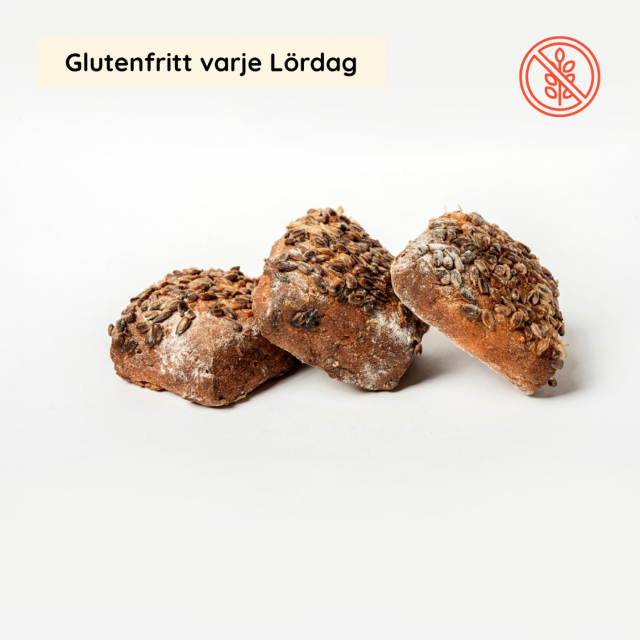Glutenfri Surdegsfralla frön