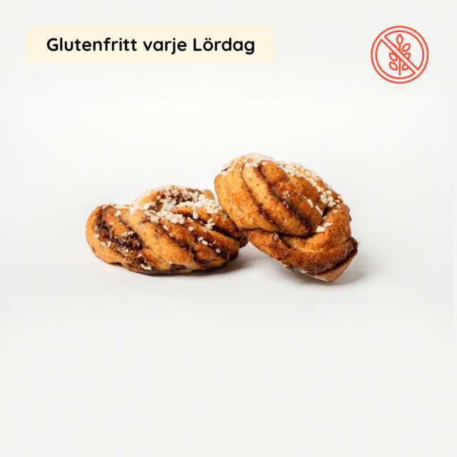Glutenfri Kanelbulle