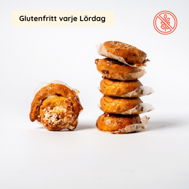 Köp 6 betala för 5 Glutenfria Saffransbullar