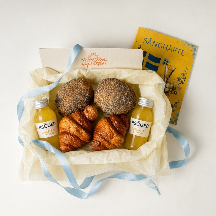 Midsommarfrukost i gruppen Alla produkter / Frukostpaket hos Morgonexpressen (set-gateau-midsommar)