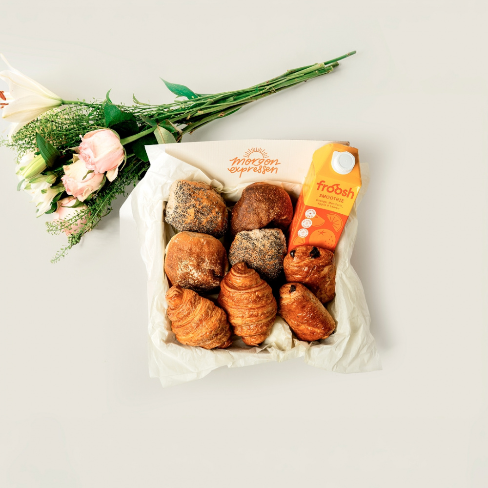 Stora Sommargåvan i gruppen Alla produkter / Frukostpaket hos Morgonexpressen (set-gateau-storblomster)
